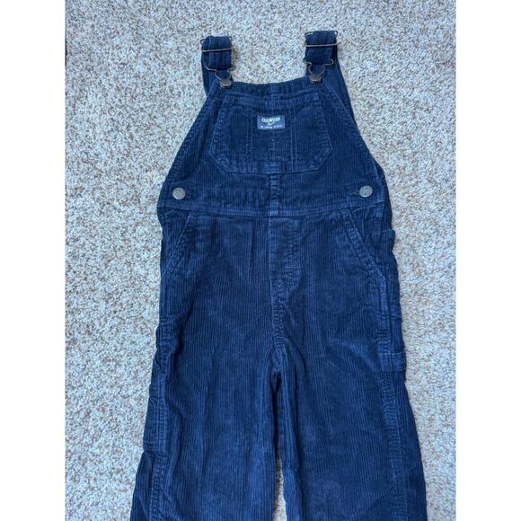 Osh Kosh B'Gosh Boys Blue Corduroy Denim/Jean Overalls size 4T, 100% cotton - Picture 14 of 14